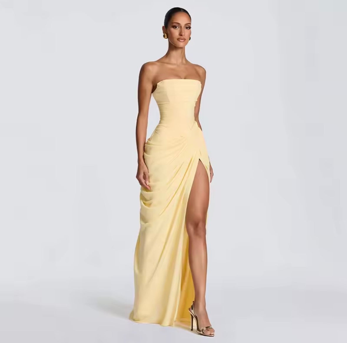 Vestido de Gala Drapeado