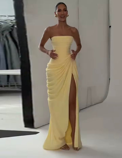Vestido de Gala Drapeado