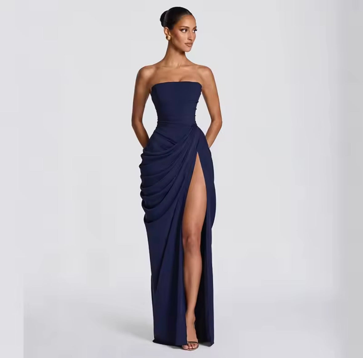 Vestido de Gala Drapeado