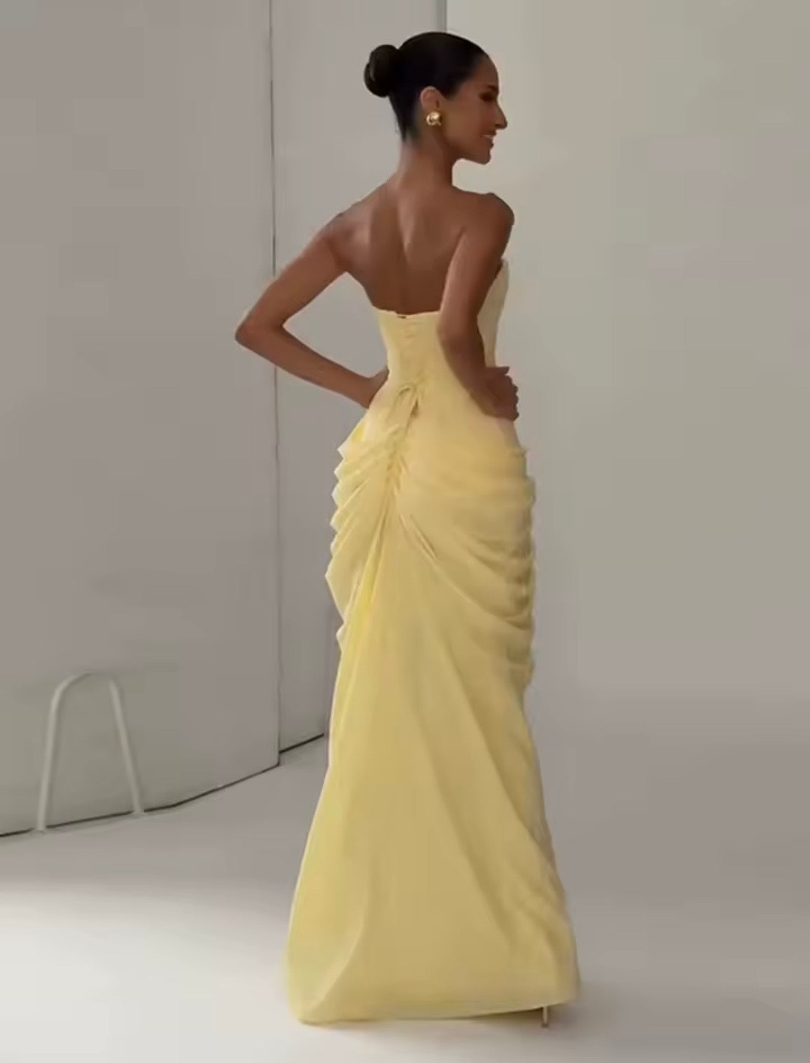 Vestido de Gala Drapeado
